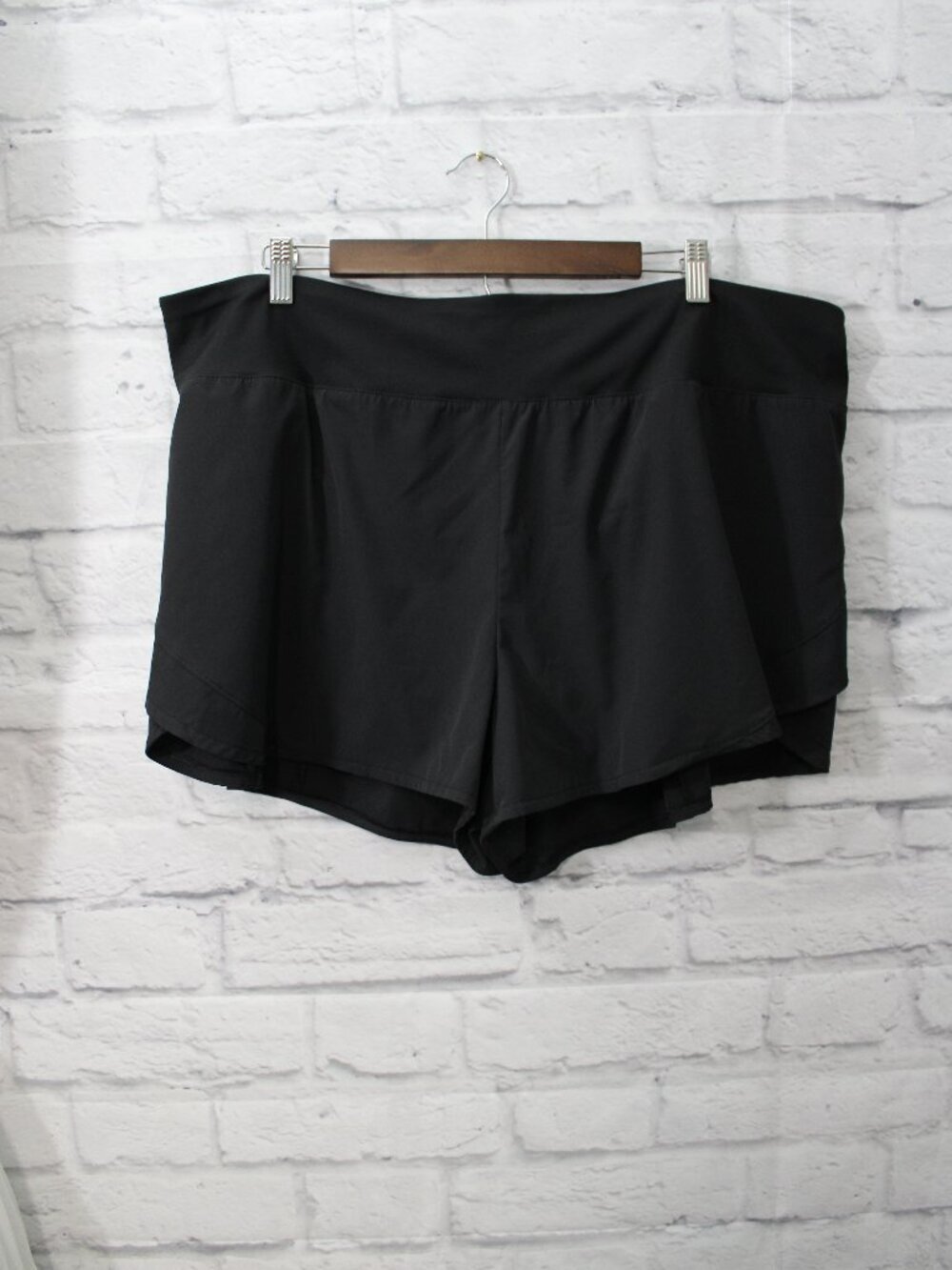 Avia XXXL (22) Black High Waist Pull On Summer Casual Running Active Shorts